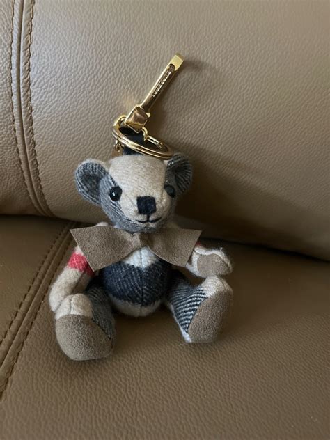 burberry teddy bear keychain ebay|Burberry key holder wallet.